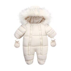 Girls Size 12-18 months Murmurbear Baby Winter Snowsuit, Like New, Worn Once